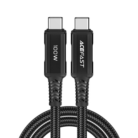 Acefast kabel USB Typ C - USB Typ C 2m, 100W (20V/5A) czarny (C4-03 Black)