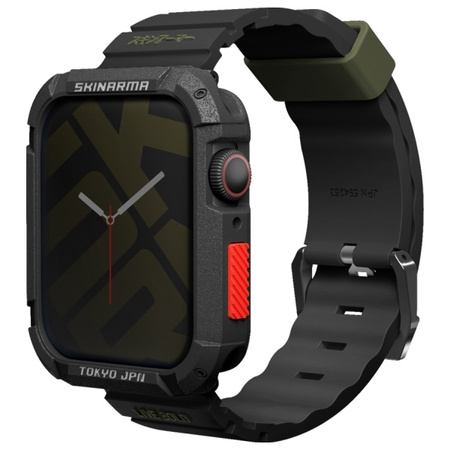 Skinarma pasek Shokku Apple Watch        45/44/42mm czarny/black