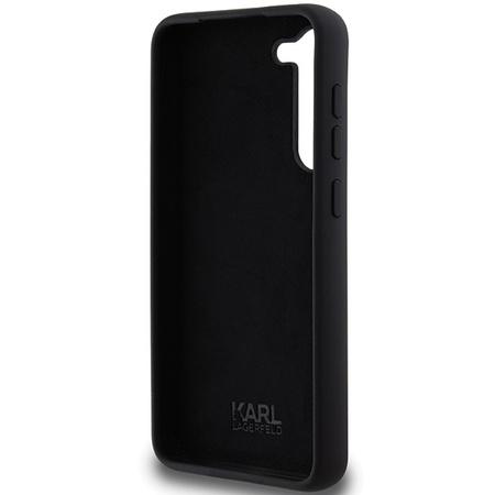 KARL LAGERFELD CASE DO SAMSUNG S24+ S926 SILICONE KARL&CHOUPETTE METAL PIN
