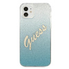 Guess GUHCP12SPCUGLSBL iPhone 12 mini 5,4" niebieski/blue hardcase Glitter Gradient Script