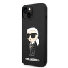 Karl Lagerfeld KLHMP14MSNIKBCK iPhone 14 Plus 6,7" hardcase czarny/black Silicone Ikonik Magsafe