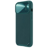 Nillkin CamShield Leather S Case etui iPhone 14 Pro Max pokrowiec z osłoną na aparat zielone