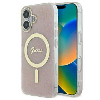 GUESS ETUI CASE DO IPHONE 16 6.1 HARDCASE DO MAGSAFE IML 4G POKROWIEC