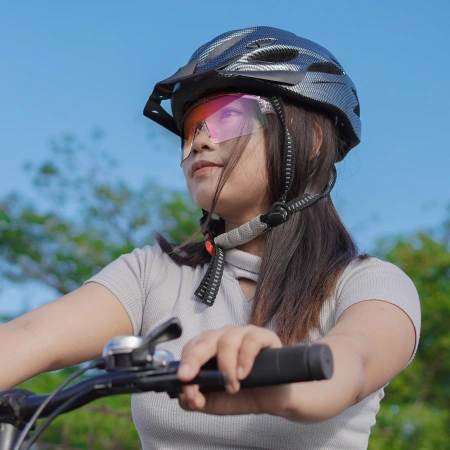 ROCKBROS OKULARY FOTOCHROMOWE DO ROWERU Z OCHRONĄ UV I WKŁADKĄ KOREKCYJNĄ