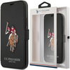 US Polo USFLBKP12LPUGFLBK iPhone 12 Pro Max 6,7" czarny/black book Polo Embroidery Collection