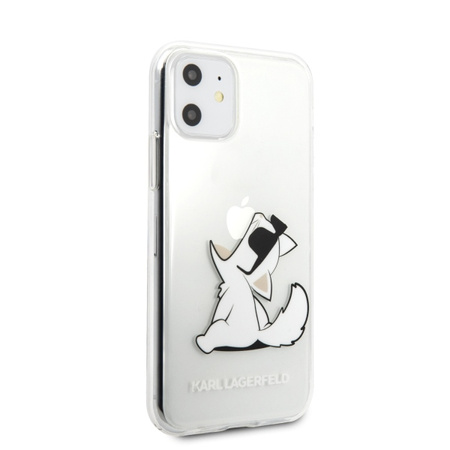 KARL LAGERFELD KLHCN61CFNRC ETUI DO IPHONE 11 6,1 Xr Z WZOREM CHOUPETTE FUN