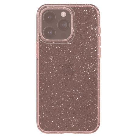 Spigen Liquid Crystal Glitter, rose quartz - iPhone 15 Pro Max
