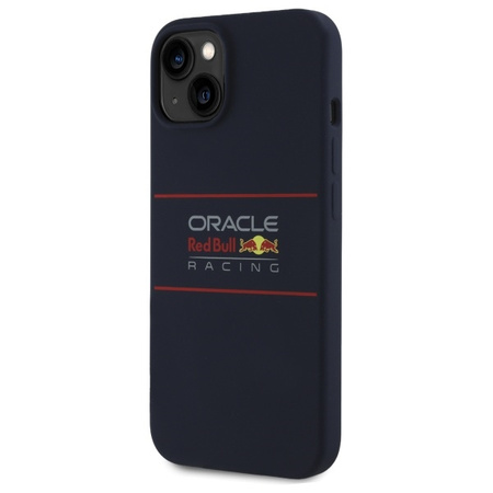 Red Bull RBHMP14S24SIHSRV iPhone 14 6.1 hardcase granatowy/navy Silicone Horizontal Logo MagSafe