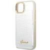 Guess GUHCP14MHGCRHS iPhone 14 Plus 6,7" srebrny/silver hardcase Croco Collection