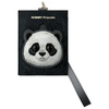 Nimmy Zestaw 3w1 torebka na telefon +    portfel + etui na lokalizator czarny/black Big Eyed Pet 2.0 Panda