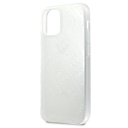 Guess GUHCP12S3D4GTR iPhone 12 mini 5,4" transparent hardcase 4G 3D Pattern Collection