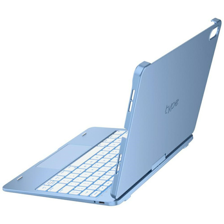 Etui Typecase Flexbook Touch             z klawiaturą do iPad 11" (A16) 2025 / iPad 10.9" 2022 jasno niebieski