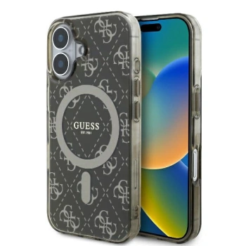GUESS ETUI HARDCASE IML 4G BACKGROUND DO MAGSAFE DO IPHONE 16 PLUS 6.7
