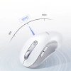 Mysz bezprzewodowa Baseus F02 ergonomiczna USB 2.4GHz - biała