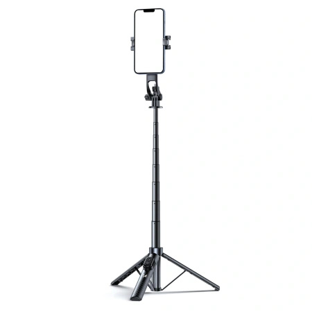 Wozinsky Selfie stick WC1Y30S teleskopowy tripod 1.3m z uchwytem na telefon - czarny