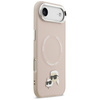 Etui Karl Lagerfeld Karl & Choupette     Pins MagSafe do iPhone Air różowy