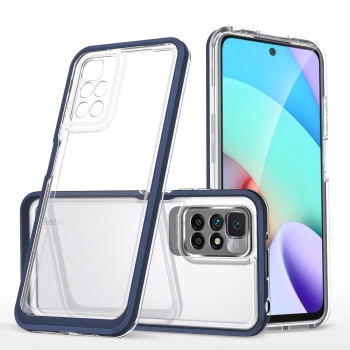 HURTEL ETUI CLEAR 3IN1 POKROWIEC DO XIAOMI REDMI 10 Z RAMKĄ PRZEZROCZYSTE
