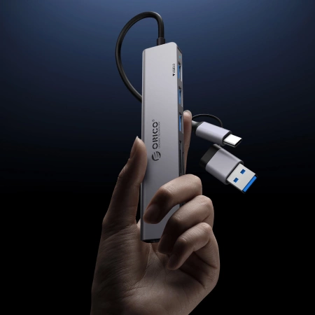ORICO HUB USB-A/USB-C STACJA DOKUJĄCA 2x USB-A 2.0 1x USB-A 3.0 1x USB-C