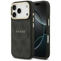 GUESS ETUI 4G PU CLASSIC LOGO MAGSAFE DO IPHONE 17 PRO LUKSUSOWA OCHRONA
