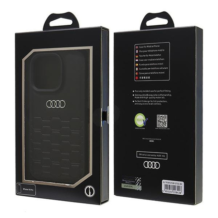 AUDI SYNTHETIC LEATHER CASE DO IPHONE 16 PRO 6.3 OCHRONA NAJWYŻSZEJ