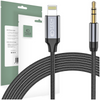 TECH-PROTECT KABEL DO LIGHTNING DO AUX MINI JACK 3.5MM 100CM DO IPHONE 12