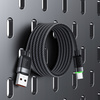MCDODO USB-C FAST CHARGING CABLE FOR SAMSUNG XIAOMI TYPE C 6A 100W 1M LED