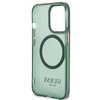 Guess GUHMP13LHTCMA iPhone 13 Pro / 13 6,1" zielony/khaki hard case Gold Outline Translucent MagSafe