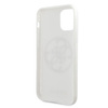 Guess GUHCN65TPUWHGLG iPhone 11 Pro Max biały/white hard case Glitter 4G Circle Logo