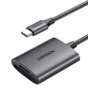 Czytnik kart SD/TF Ugreen CM401 USB C 5Gb/s - szary