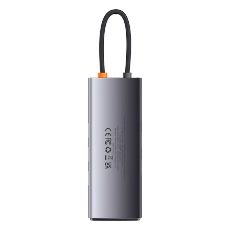 BASEUS HUB 7W1 USB-C DO 3X USB 3.0 HDMI VGA ETHERNET RJ45 DO KOMPUTERA 4K