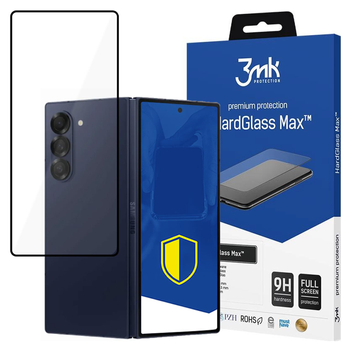 Samsung Galaxy Z Fold 6 (front) - 3mk HardGlass Max Black
