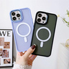 Magnetyczne etui z MagSafe Color Matte Case do iPhone 15 - fioletowe