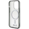 Etui BMW Silver Ring MagSafe na iPhone 15 Pro - przezroczyste