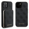 Zestaw Guess GUBPM5P15S4GEMGK iPhone15 6.1 hardcase + Powerbank 5000mAh MagSafe czarny/black 4G Metal Logo