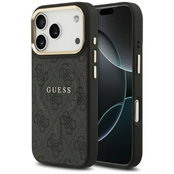 GUESS ETUI 4G PU CLASSIC LOGO MAGSAFE DO IPHONE 17 PRO LUKSUSOWA OCHRONA