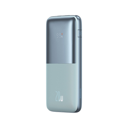 Powerbank Baseus Bipow Pro 10000mAh 20W niebieski z kablem USB Typu A - USB Typu C 3A 0.3m (PPBD040203)