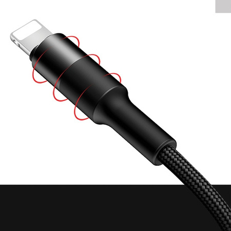 USAMS KABEL PLECIONY 3W1 DO LIGHTNING MICRO USB USB-C 1,5M 2A DO TELEFONÓW