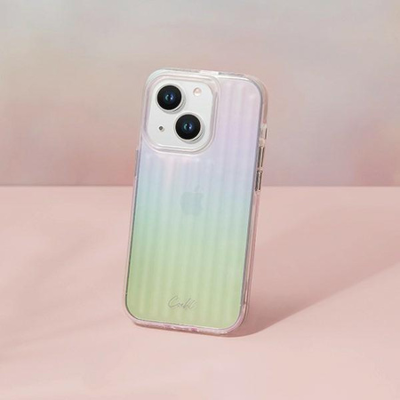 UNIQ etui Coehl Linear iPhone 14 6,1" opalowy/iridescent