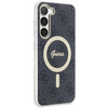 Etui Guess GUHMS23MH4STK S23+ S916 - czarne 4G MagSafe