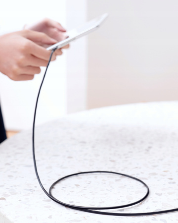 INNOSTYLE JAZZY KABEL USB LIGHTNING MFI SZYBKIEGO ŁADOWANIA DO IPHONE KEVLAR 2M CZARNY