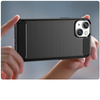 Carbon Case etui iPhone 14 elastyczny żelowy pokrowiec na tył plecki czarny