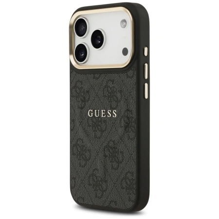 GUESS ETUI 4G PU CLASSIC LOGO MAGSAFE DO IPHONE 17 PRO LUKSUSOWA OCHRONA