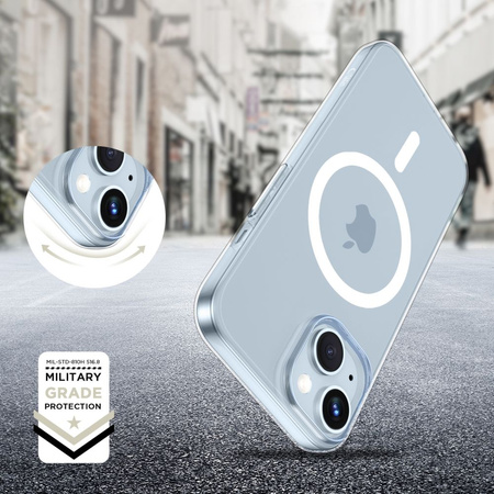 TECH-PROTECT FLEXAIR CASE DO MAGSAFE IPHONE 15 TRANSPARENTNE ETUI Z OCHRONA