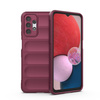 Magic Shield Case etui do Samsung Galaxy A13 5G elastyczny pancerny pokrowiec burgundowy