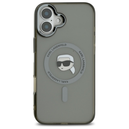 KARL LAGERFELD ETUI HARDCASE SILIKONOWY POKROWIEC CASE DO IPHONE 16