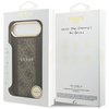 Etui Guess 4G Stripe MagSafe do iPhone   Air brązowy