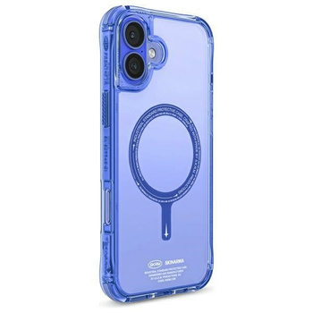 Skinarma etui Saido iPhone 16 6.1       Magnetic Charging niebieski/blue