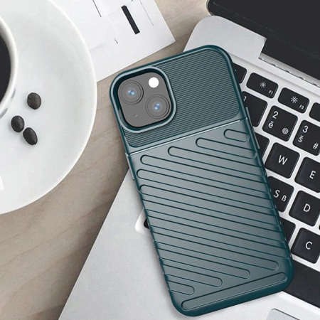 HURTEL CASE ELASTYCZNE ETUI DO IPHONE 13 PANCERNE OCHRONA PRZED ZDERZENIAMI