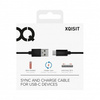 XQISIT KABEL COTTON USB C 3.0 DO TELEFONÓW TABLETÓW 1.8M SZYBKIE ŁADOWANIE