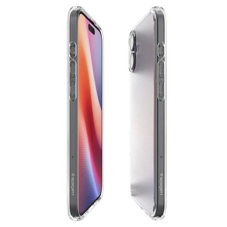 SPIGEN CASE ULTRA HYBRID DO IPHONE 16 Z OCHRONĄ NA TYŁ I BOKI PRZEZROCZYSTE
